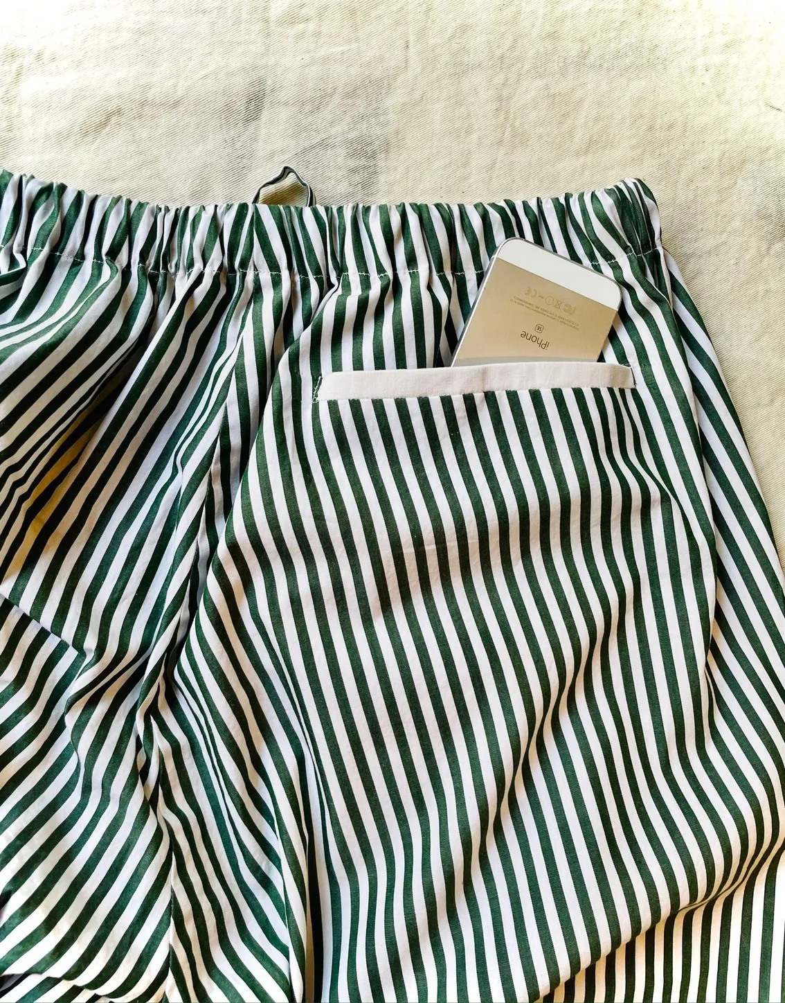 リメイク事例〜イージーパンツにポケット追加〜 